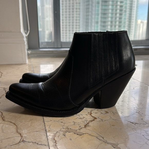 CELINE Embossed Booties Size 36 - Picture 6 of 8